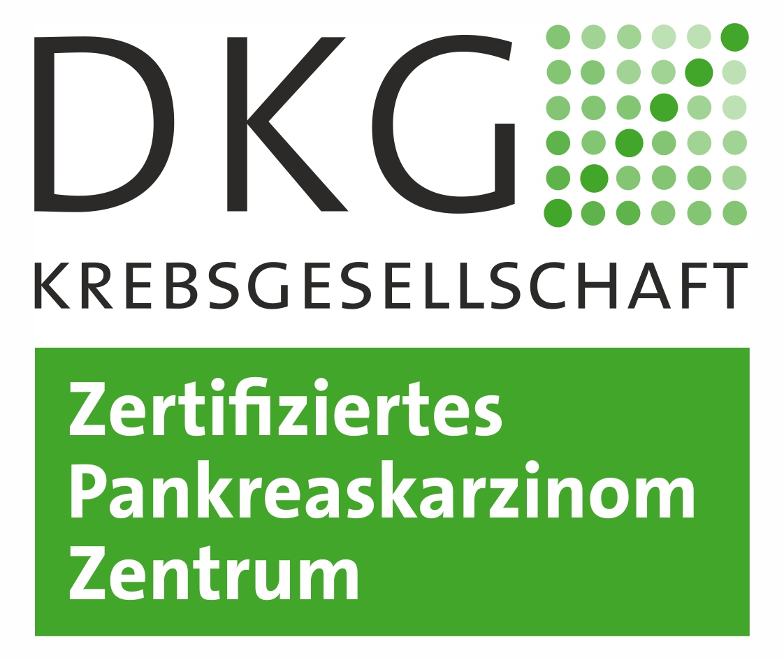 Logo der DKG-Zertifizierung des Pankreaszentrums am EKBK Halle